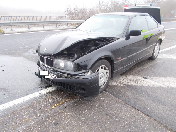 Der BMW-Fahrer hatte keine Möglichkeit, auszuweichen. Foto: pol wörth