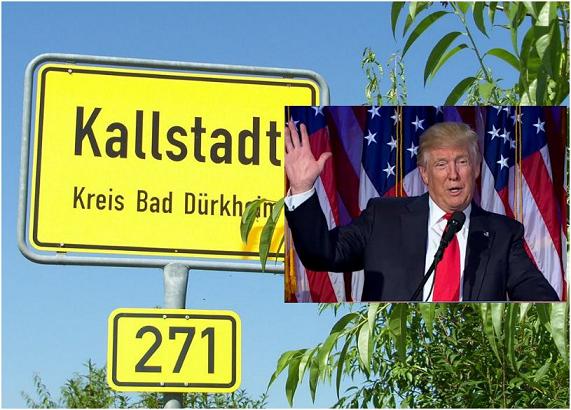 Die Kallstadter wollen Donald Trump nicht zum Ehrenbürger ernennen. Bild: Pfalz-Express/dts