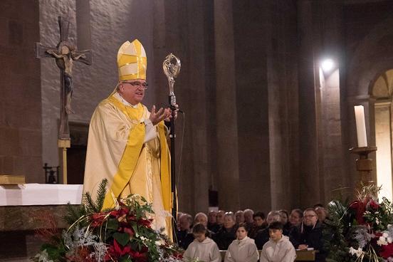 Bischof Wiesemann an Silvester. Foto: Yvonne Wagner
