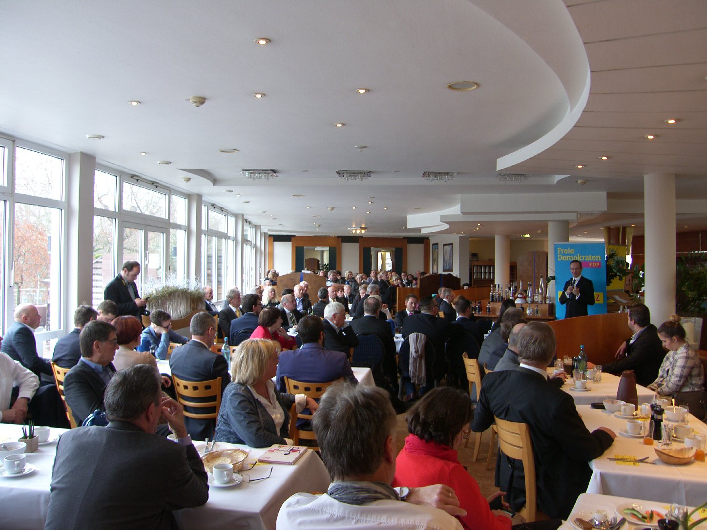 Großer Andrang herrschte dieses Jahr beim Dreikönigstreffen der FDP. Foto: Pfalz-Express/Ahme