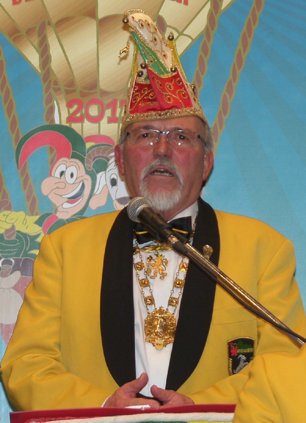 Hermann Krieg: Die Fasnacht ist sein Leben. Foto: Pfalz-Express/Ahme