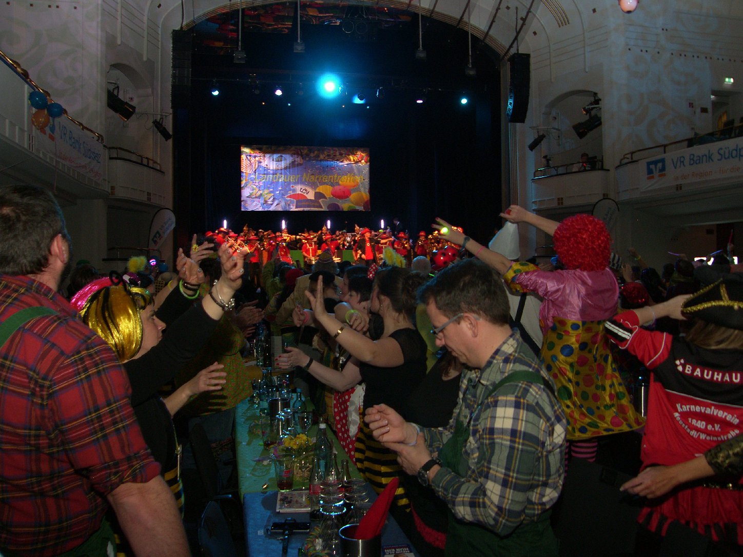 Gute Stimmung beim Landauer Narrentreff. Foto: Pfalz-Express/Ahme