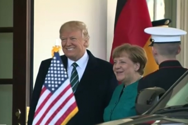 Merkel bei Trump im März 2017. Foto: dts Nachrichtenagentur