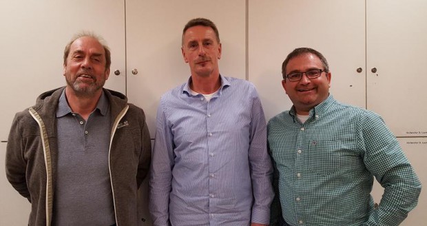 V.li.: Bernd Reinhard, Thomas Klettenheimer und Martin Volz.
