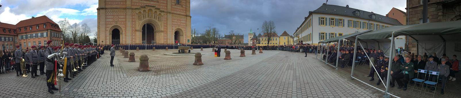 Gelöbnis Bundeswehr in Speyer