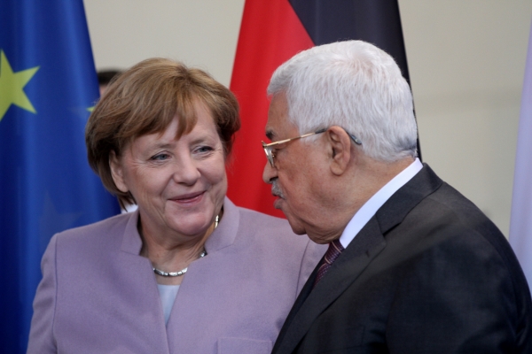 Mahmud Abbas und Angela Merkel. Foto: dts Nachrichtenagentur