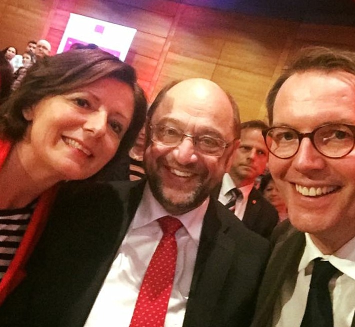 Malu Dreyer, Martin Schulz, Alexander Schweitzer