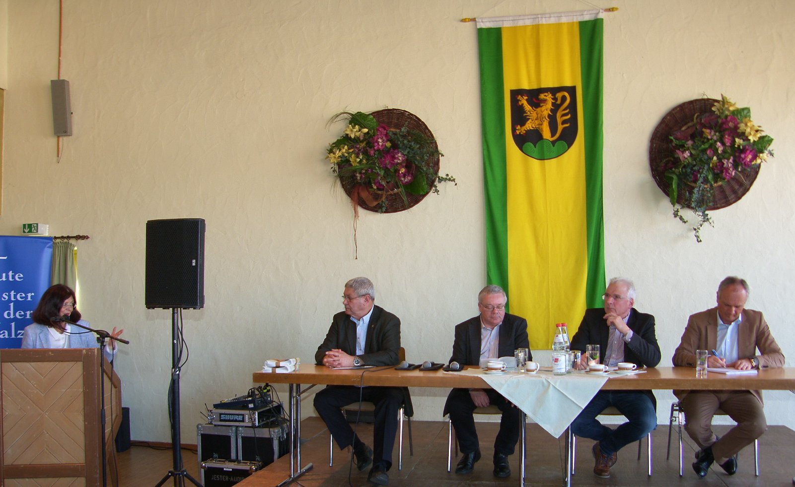 Landrätin Riedmaier richtete ein Grußwort an die Gäste. Foto: Pfalz-Express/Ahme