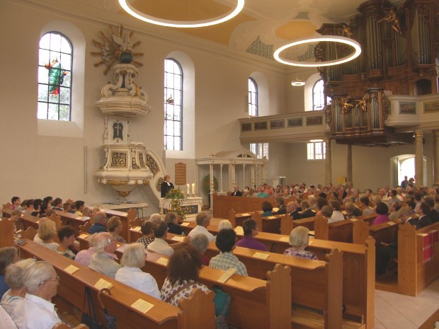 Gottesdienst in der prot. Kirche in Edenkoben. Foto: Pfalz-Express/Ahme