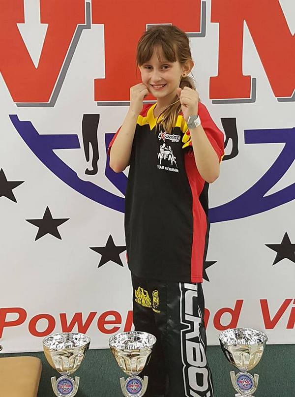 Emilia: Eine ganz Große im Kickboxen. Foto: privat