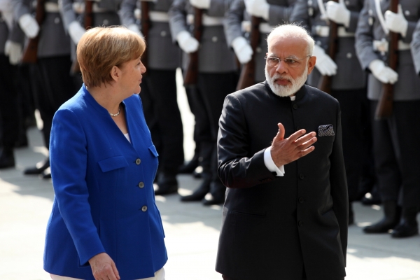  Angela Merkel und Narendra Modi. Foto: dts Nachrichtenagentur
