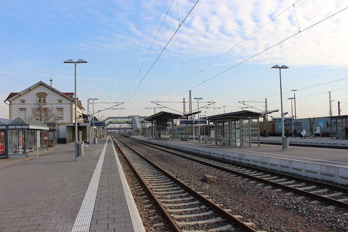 Bahnhof Wörth. Foto: Pfalz-Express