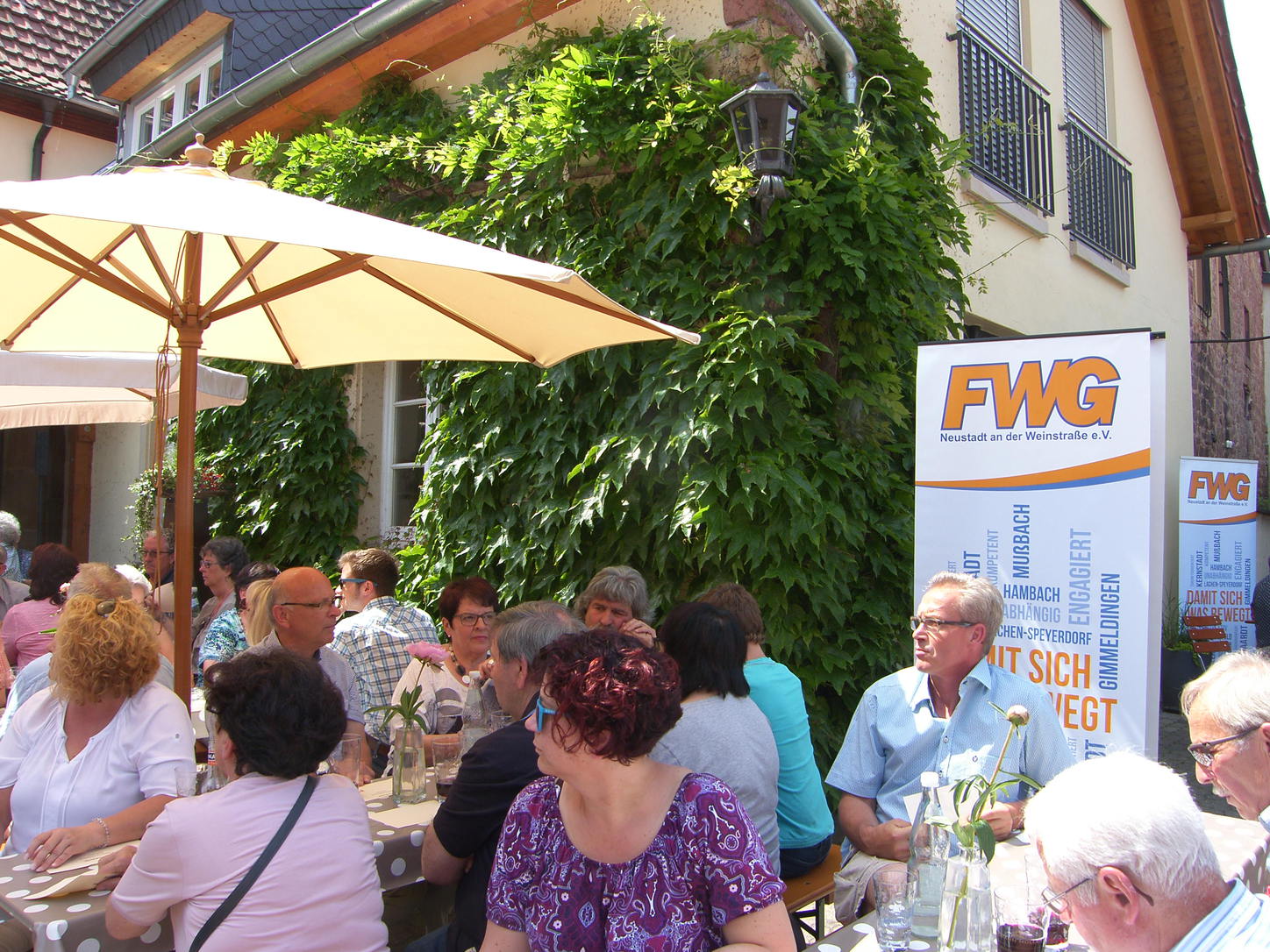 Im Weingut Müller fand die Mitgliederversammlung statt. Foto: Pfalz-Express/Ahme