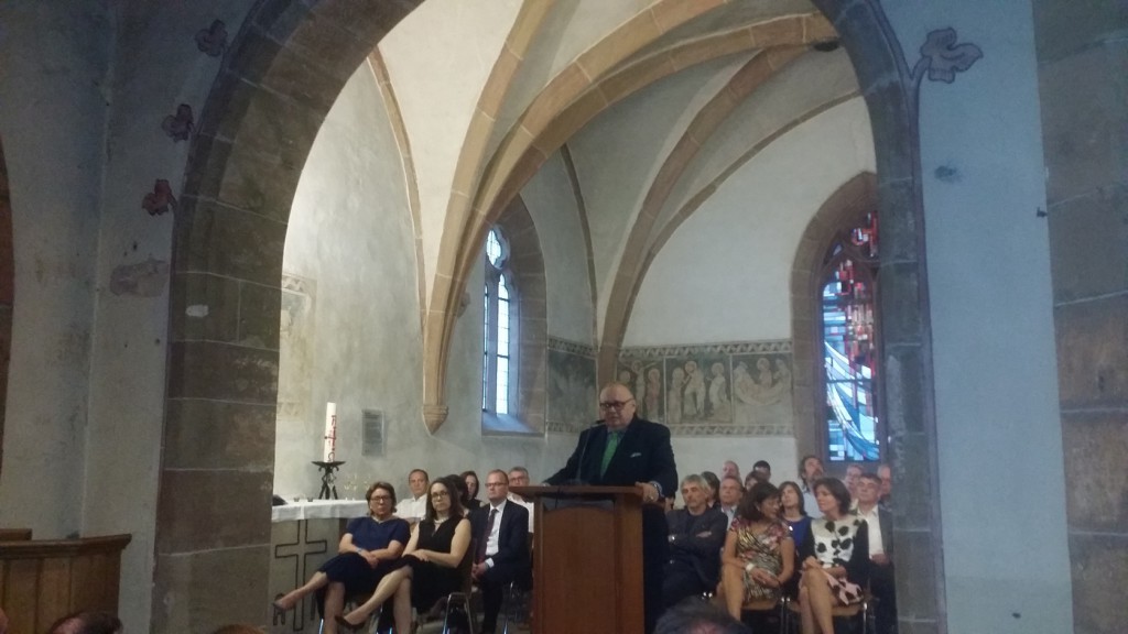 Prof. Grewenig sprach über Leben und Werk des Künstlers. Foto: Pfalz-Express/Ahme