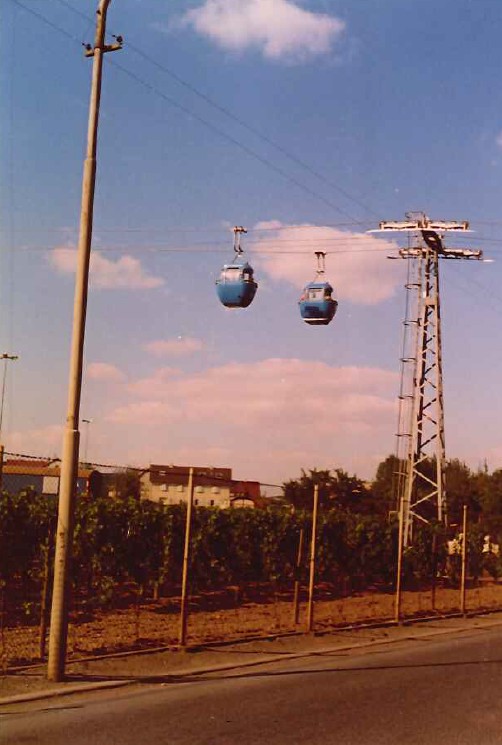 Alte Aufnahme der ehemaligen Gondelbahn. Foto: red
