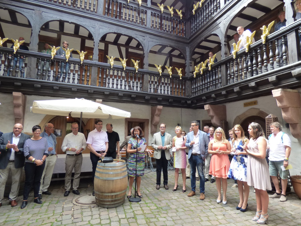 Die Jubiläums-Weintage sind eröffnet. Foto: Pfalz-Express/Ahme