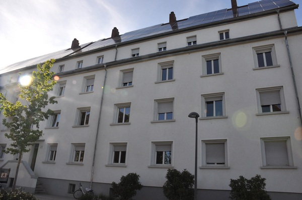 Aktuell hat das städtische Gebäudemanagement rund 250 Wohneinheiten in seinem Bestand – unter anderem in der Cornichonstraße. Foto: ld