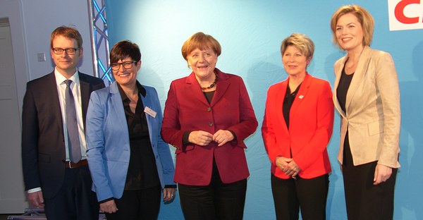 Merkel 2016 auf Wahlkampftour in Landau. Foto: Pfalz-Express/Ahme