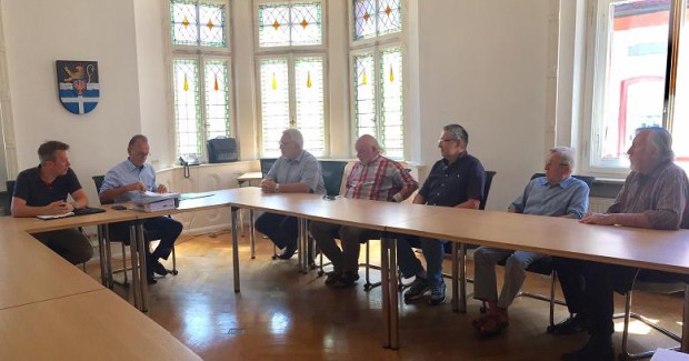 BI-Vetreter bei einem Gespräch in der Kreisverwaltung  (August 2017). Archivbild: Pfalz-Express