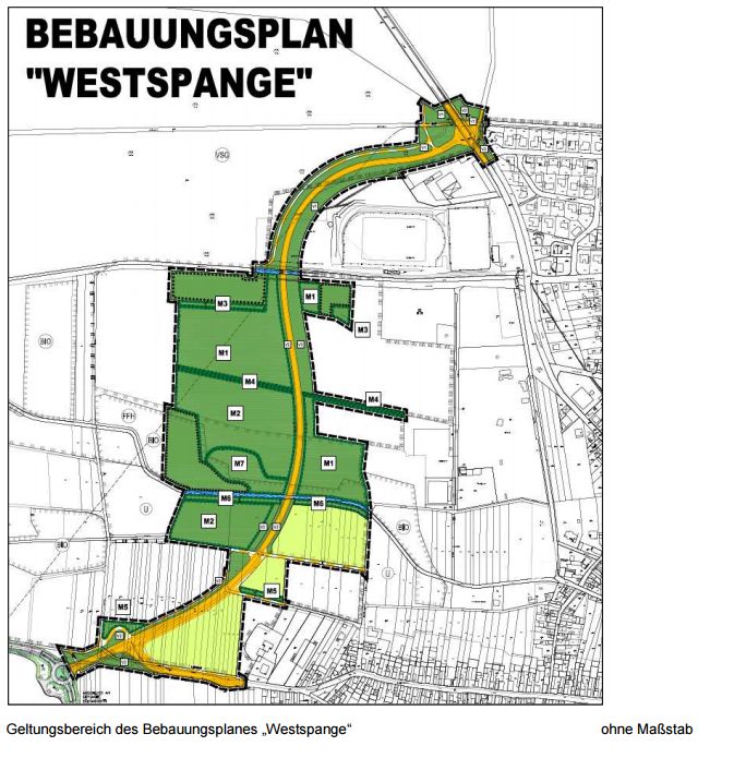 Geltungsbereich der Westspange. Scsh OG Bellheim
