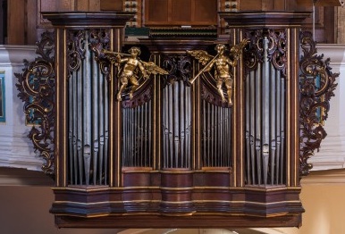 Die Orgel der prot. Kirche in Edenkoben wird bei einem vergnüglichen Orgelkonzert erklingen. Foto: edenkoben.de