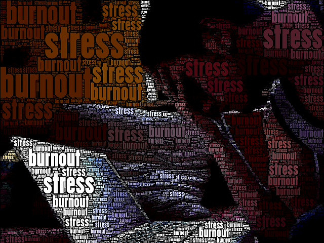 Burn-out kann das gesamte Leben zum Stillstand bringen.  Foto: Flickr Burnout & Stress Florian Simeth CC BY 2.0 Bestimmte Rechte vorbehalten