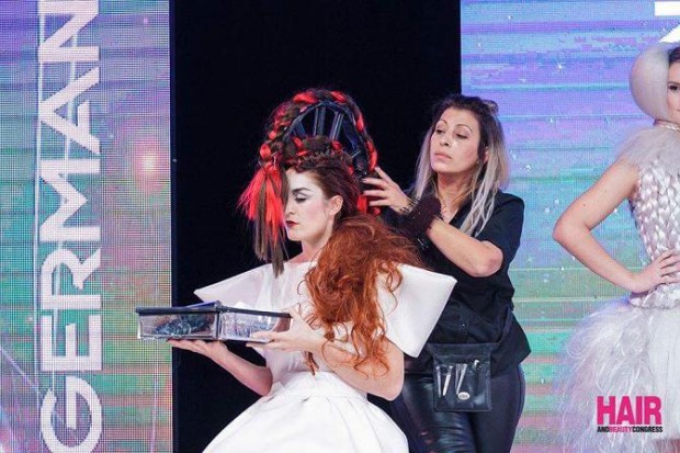Frisuren wie Kunstobjekte... Foto: Hair and Beauty Congress