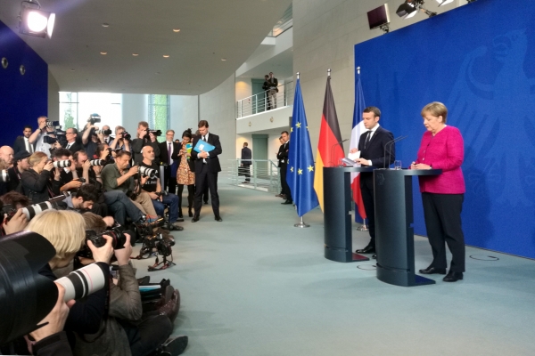Emmanuel Macron und Angela Merkel. Foto: dts