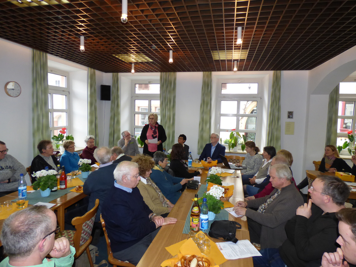 Angelika Fesenmeyer begrüßte CDU-Mitglieder zur Nominierungsversammlung. Foto: Pfalz-Express/Ahme