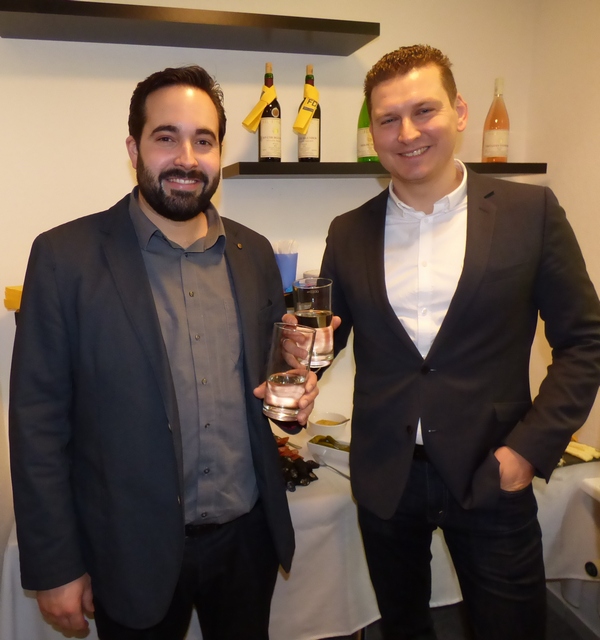 Der Leiter des Wahlkreisbüros Steffen Scherer (links) mit Mario Brandenburg. Foto: Pfalz-Express/Ahme