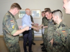 Bundeswehr Südpfalz-Kaserne ZAW Kommandeur, Ausbildungsleiter,Zeugnisausgabe