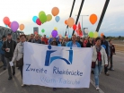 Rheinbrücke Demo 17.9.2017, Luftballons - 3