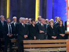Speyer, Dom, Steinmeier mit Frau, Lammert, Merkel, Dreyer, hinten Seehofer und Stoiber