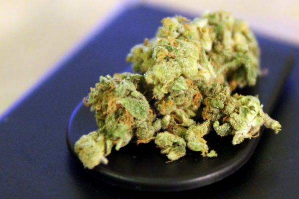 Cannabis in einer Schale