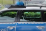 Polizeiwagen mit Blaulicht