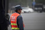 Verkehrspolizist in China