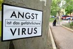Aufkleber "Angst ist das gefährlichere Virus"