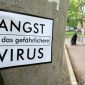 Aufkleber "Angst ist das gefährlichere Virus"