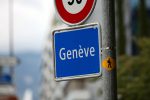 Ortsschild Genf Geneve