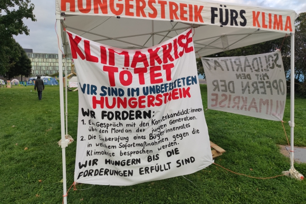 Hungerstreik-Camp in Berlin
