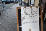 Hinweis auf Maskenpflicht