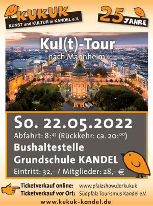 KukUk Bustour nach Mannheim  - Kultour