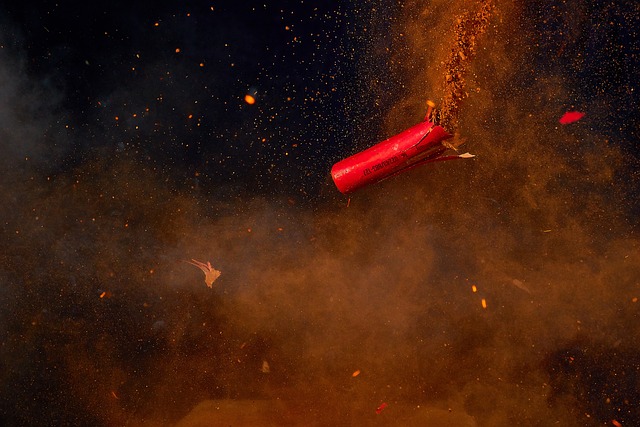 Explodierender Böller