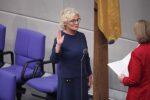 Christine Lambrecht bei ihrer Vereidigung
