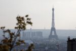 Blick über Paris mit Eiffelturm