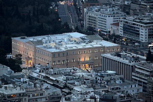 Griechisches Parlament von oben
