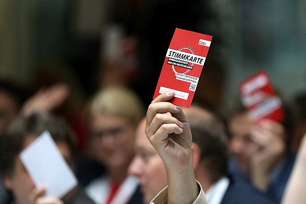 Abstimmung auf CDU-Parteitag