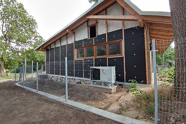Neubau mit Wärmepumpe