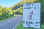 Warnhinweisschild Wellbachtal.
