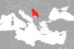 Karte Serbien und Kosovo